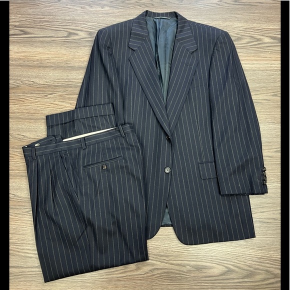 Gieves & Hawkes Suits & Blazers Gieves Hawkes Bespoke Navy W Grey
